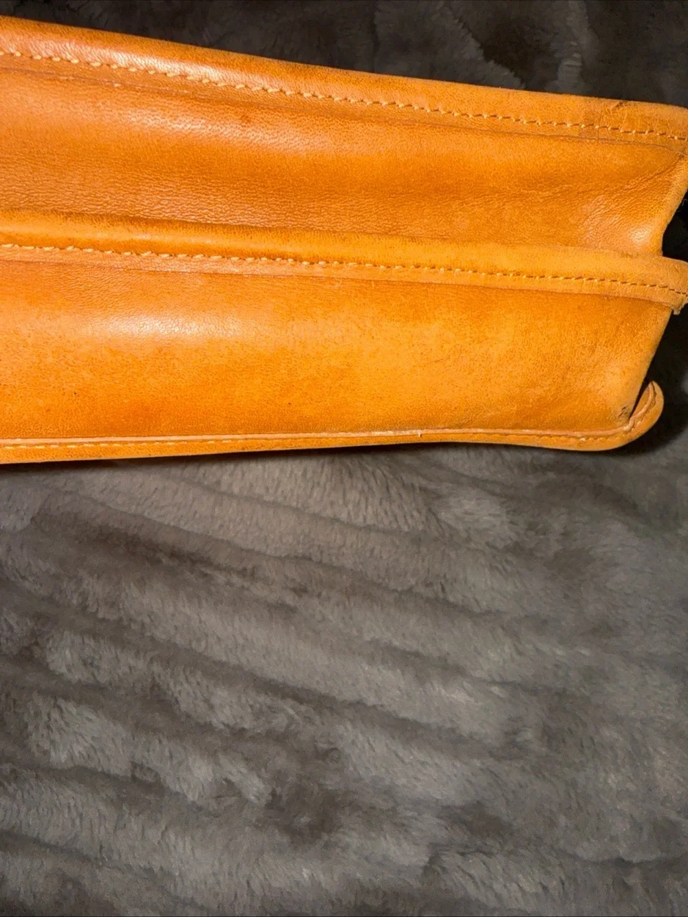 Coach Tan Leather Briefcase Satchel
